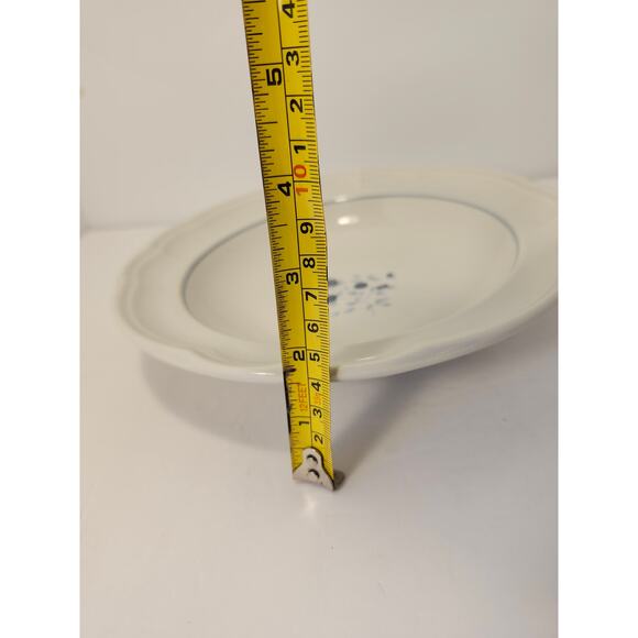 Pfaltzgraff Poetry Blue Rose Vintage 9" Rimmed Soup Pasta Veggie Bowl Glossy USA - Picture 9 of 10